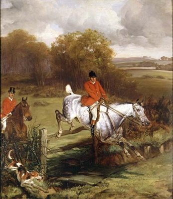 Skakanie przez płot autorstwa John Alfred Wheeler
