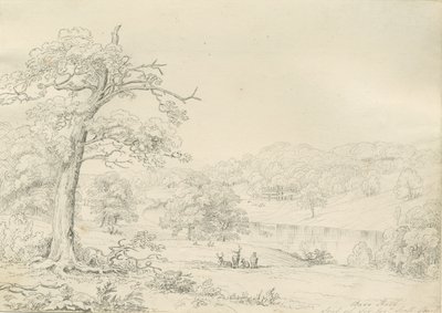 [Świetny] Barr Hall: rysunek długopisem, nd [1799-1854] autorstwa John Allport