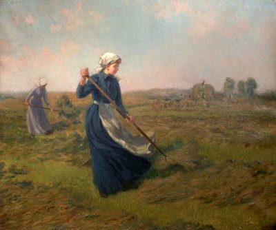 Dziewczyna sianokosy autorstwa John Arthur Black