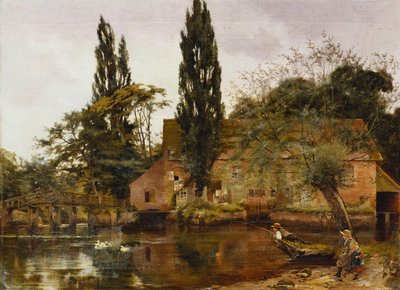 Młyn na Avon, 1886 autorstwa John Arthur Lomax