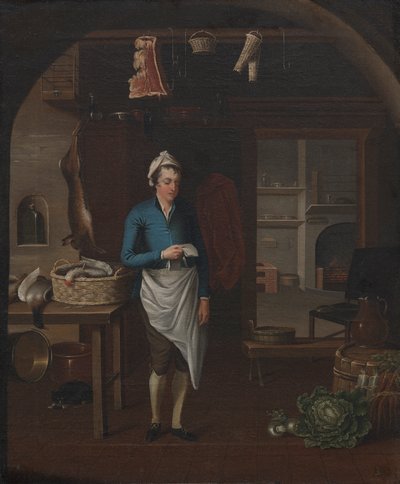 Scena kuchenna autorstwa John Atkinson