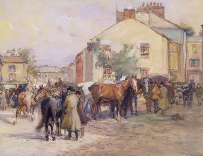 Targi Końskie (toaleta i ołówek na papierze) autorstwa John Atkinson