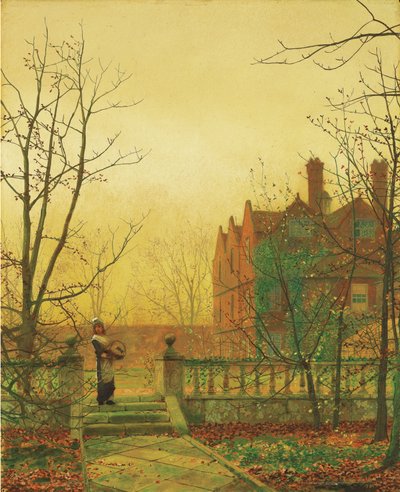 Złoto jesieni autorstwa John Atkinson Grimshaw