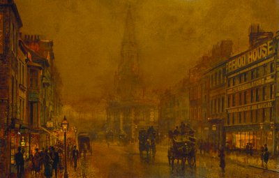 Blackman Street, dzielnica autorstwa John Atkinson Grimshaw