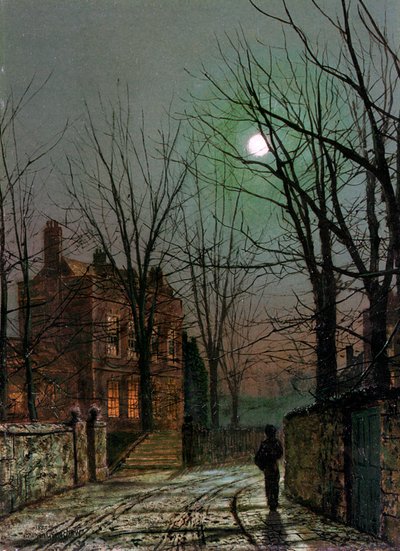 W świetle księżyca, 1882. autorstwa John Atkinson Grimshaw