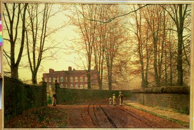 Idąc do kościoła, 1880 autorstwa John Atkinson Grimshaw