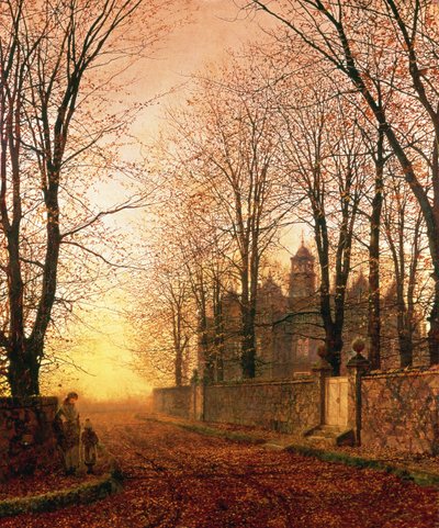 W Złotym Dawnym Czasie, ok. 1870 autorstwa John Atkinson Grimshaw