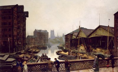 Most Leeds autorstwa John Atkinson Grimshaw