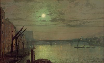 Most Southwark, 1882 r. autorstwa John Atkinson Grimshaw