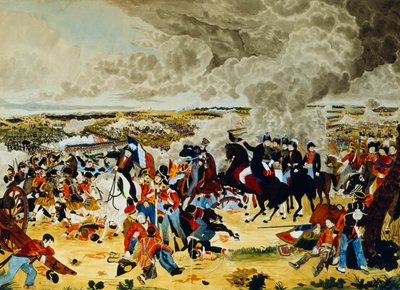 Bitwa pod Waterloo, 18 czerwca 1815 1888 autorstwa John Atkinson II