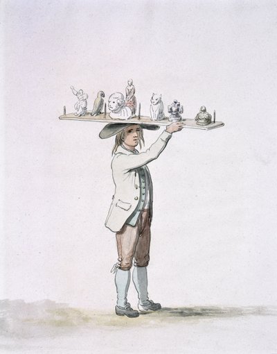 Sprzedawca obrazów autorstwa John Augustus Atkinson