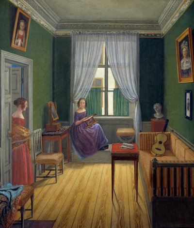 Mieszkanie nauczyciela w Sztokholmie autorstwa John Augustus Köhler