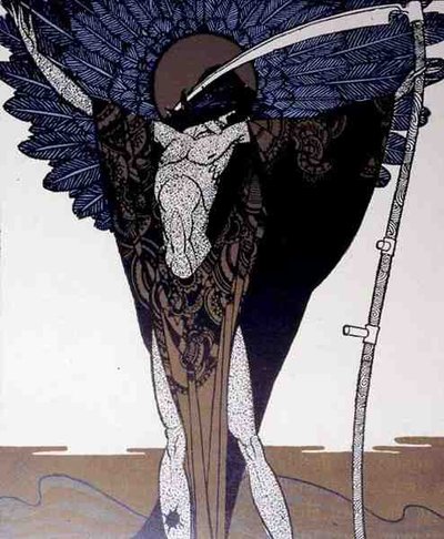 „Śmierć” z „Everyman”, wyd. Chapman & Hall autorstwa John Austen