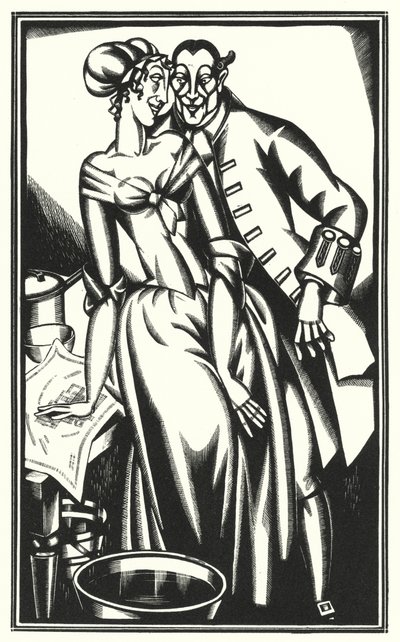 Ilustracja do Tristrama Shandy autorstwa Laurence