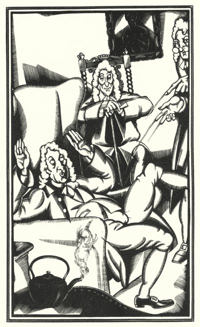Ilustracja do Tristrama Shandy autorstwa Laurence