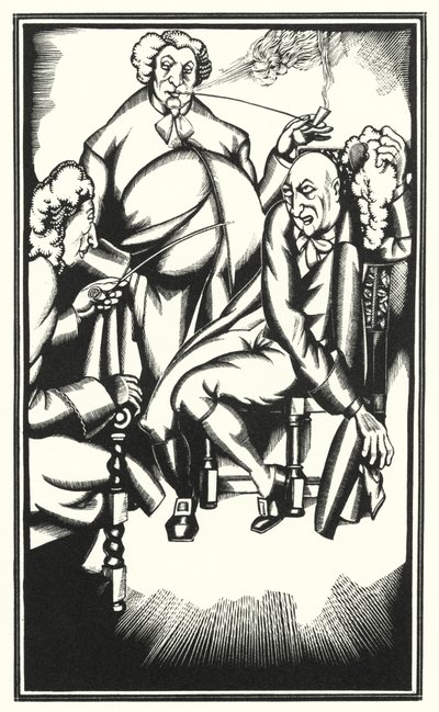 Ilustracja do Tristrama Shandy autorstwa Laurence