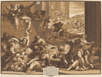 Masakra Niewinnych autorstwa John Baptist Jackson, after Jacopo Tintoretto