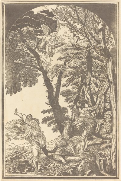 Śmierć św. Piotra Męczennika autorstwa John Baptist Jackson after Titian