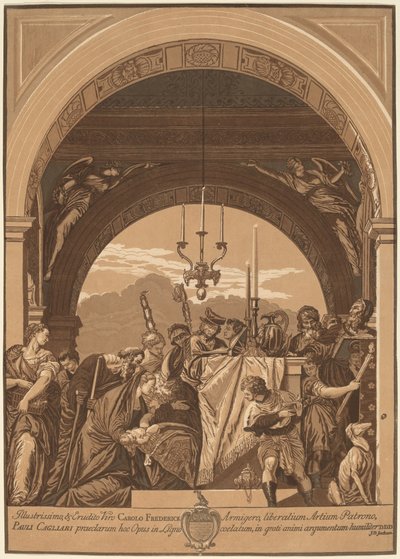 Ofiarowanie w świątyni autorstwa John Baptist Jackson, after Veronese