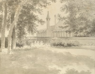 Kaplica i Biblioteka Balliol z Gaju, 2 sierpnia 1783 r. autorstwa John Baptist Malchair