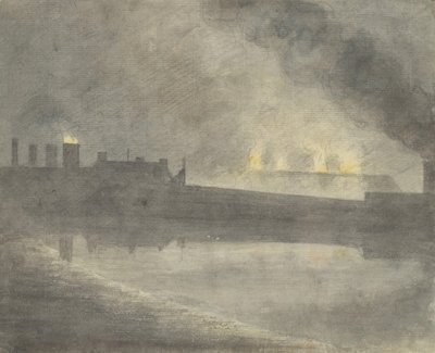 Odlewnia w Canon, 1792. autorstwa John Baptist Malchair