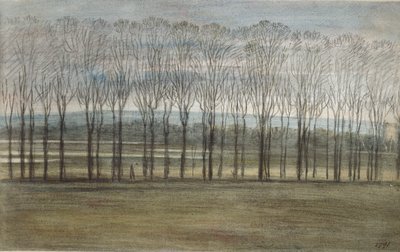 Widok z Merton College, 28 lutego 1791 r. autorstwa John Baptist Malchair