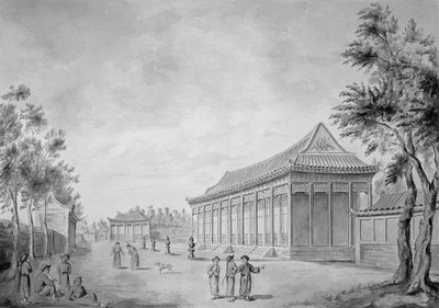 Sala Audiencyjna w Starym Pałacu Letnim, Pekin, 1793 autorstwa John Barrow