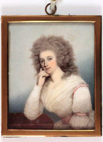 Margaret Dundas, pani Scott (emalia) autorstwa John Barry