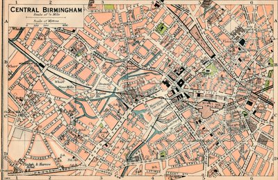 Centrum Birmingham, XX wiek autorstwa John Bartholomew
