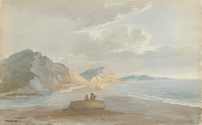 Plaża w Charmouth autorstwa John Baverstock Knight
