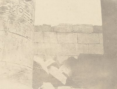 Karnac, Hypostyle Hall, Północna Ściana (Wewnętrzna Ściana) autorstwa John Beasly Greene