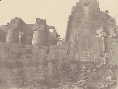 Karnac, Hypostyle Hall, Północna Ściana, Zewnętrzna Ściana, N ° 1 bis autorstwa John Beasly Greene