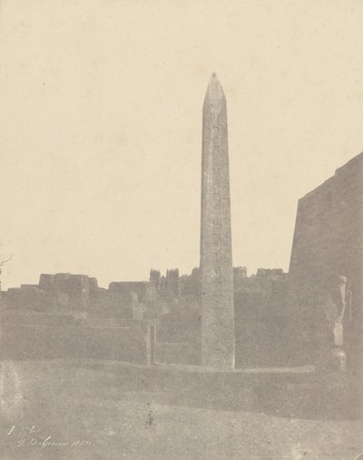 Louqsor, Obelisk (strona zachodnia) autorstwa John Beasly Greene