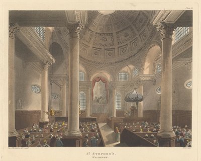 Świętego Szczepana, Walbrook autorstwa John Bluck