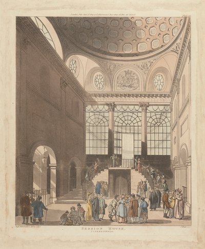 Dom sesji, Clerkenwell Green autorstwa John Bluck