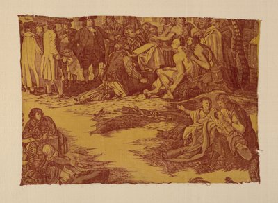 Fragment zatytułowany "Traktat Williama Penna z Indianami" autorstwa John Boydell