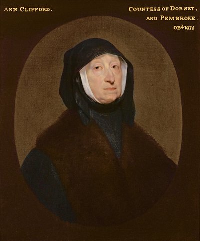Lady Ann Clifford, hrabina Dorset i Pembroke (zm. 1675) autorstwa John Bracken