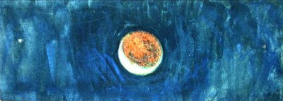 Studium astronomiczne (akwarela na papierze) autorstwa John Brett