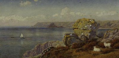 Klify Carthillon autorstwa John Brett