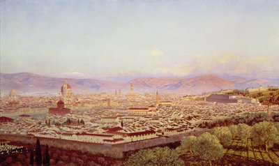 Florencja z Bellosguardo autorstwa John Brett