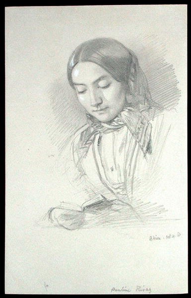 Portret Pauliny Rivaz autorstwa John Brett