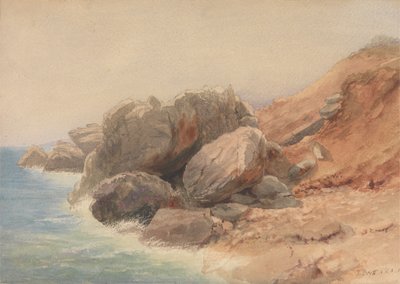 Studium skał autorstwa John Brett