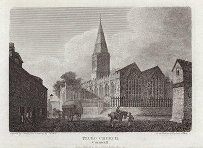 Kościół Truro, Kornwalia autorstwa John Britton