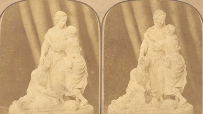 Para wczesnych stereograficznych widoków posągów brytyjskich, 1850-1910 autorstwa John Browning