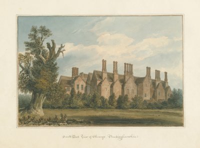 Buckinghamshire - Chenies Hall autorstwa John Buckler