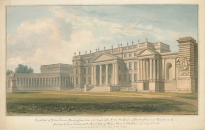 Buckinghamshire - Stowe House, 1815 autorstwa John Buckler