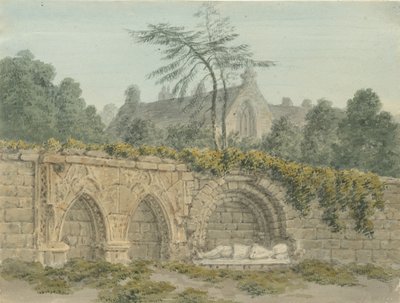 Burton-upon-Trent – Opactwo autorstwa John Buckler