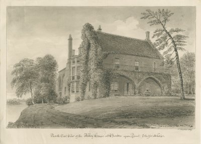 Opactwo Burton-upon-Trent: rysunek w sepii autorstwa John Buckler