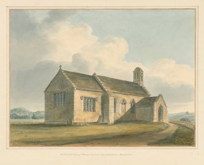 Dorset - Kościół Chorne, 1802 autorstwa John Buckler