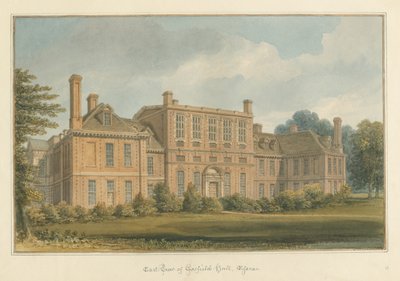 Essex - Gosfield Hall, 1824 autorstwa John Buckler